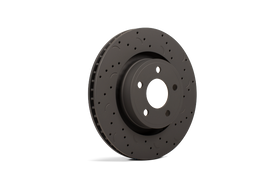Hawk Talon 2011 Ford Mustang Base Drilled and Slotted Front Brake Rotor Set