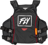 Pullover Flotation Vest Black/White/Red Sm