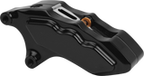 6 Pist Diff Front Caliper L/H Black W/ 11.8