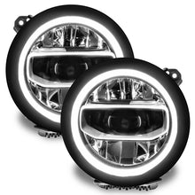 Load image into Gallery viewer, Oracle Jeep Wrangler JL/Gladiator JT RGB+W Headlight DRL Upgrade Kit - ColorSHIFT SEE WARRANTY