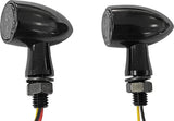Led Turn Signal Black Amber W/Smoked Lens