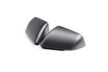 Load image into Gallery viewer, Ford Racing 24-25 Mustang (w/Integrated Turn Signals) Carbon Fiber Mirror Skull Caps - Matte