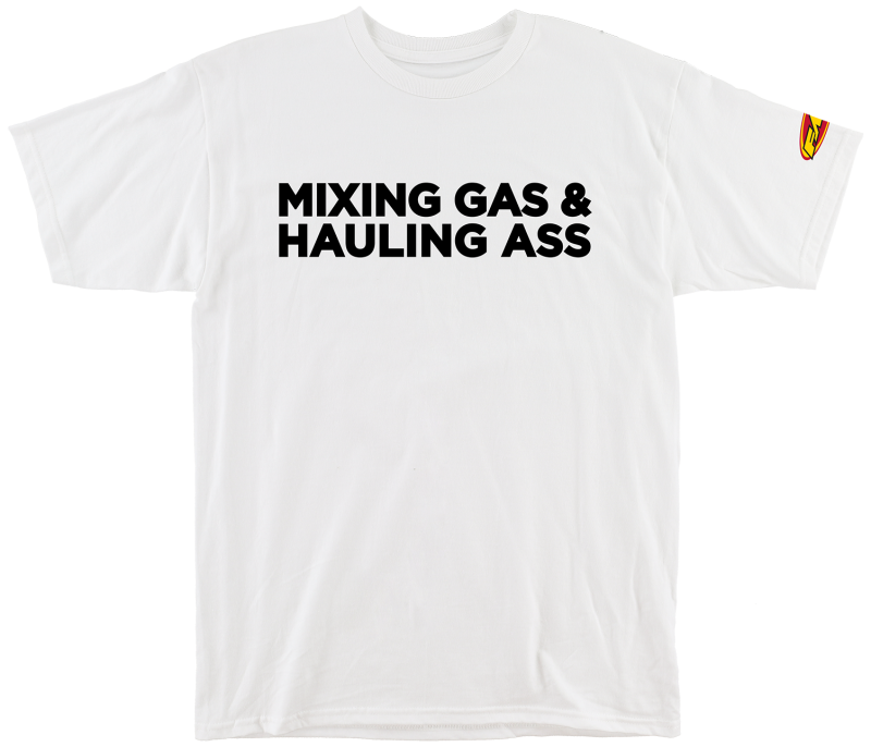 FMF Racing Gass Tee White Large