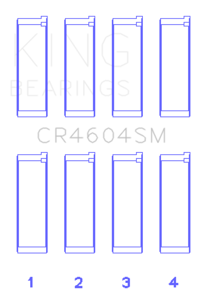 King Ford 2.3L Duratec/Mazda L3-VDT MZR Turbo Con Rod Bearing Set
