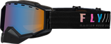 Zne Snw S.E. Goggle Blk/Sunset W/ Sky Blue Mirror/Amber Lens