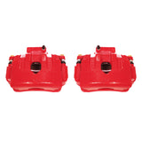 Power Stop 10-16 Hyundai Genesis Coupe Front Red Calipers w/Brackets - Pair