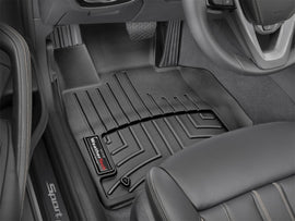 WeatherTech 2017+ BMW 5-Series Front FloorLiner - Black (xDrive Only - Does Not Fit RWD)