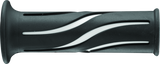 BikeMaster 7/8in Wave Grips - Black/White