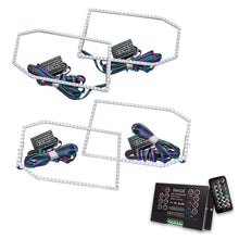 Load image into Gallery viewer, Oracle Chevy Silverado 14-15 Halo Kit Non-Projector Style - ColorSHIFT w/ 2.0 Cntrl SEE WARRANTY