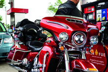 Load image into Gallery viewer, Kuryakyn LED Front Turn Signal Conversion Bullet Style Chrome Bezel Amber Lens