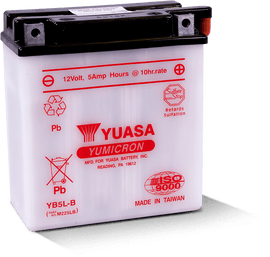 Yuasa YB5L-B Yumicron 12-Volt Battery