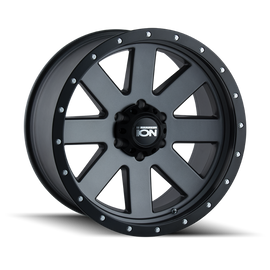 ION Type 134 20x10 / 6x135 BP / -19mm Offset / 87mm Hub Matte Gunmetal/Black Beadlock Wheel