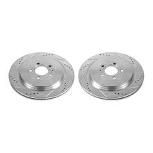 Load image into Gallery viewer, Power Stop 13-14 Ford Mustang Rear Evolution Drilled &amp; Slotted Rotors - Pair