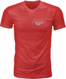 Fly Priorities Tee Red Md