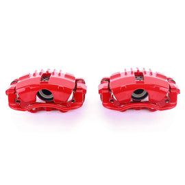 Power Stop 97-05 Chevrolet Blazer Rear Red Calipers w/Brackets - Pair