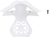 M8/M10 Helmet Chin Vent Frame Gloss White Md-2x