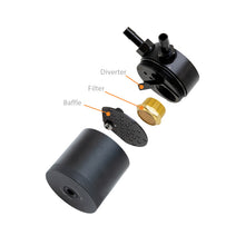 Load image into Gallery viewer, Mishimoto 2015+ Subaru WRX Baffled Oil Catch Can Kit - Black