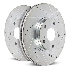 Power Stop 19 Mercedes-Benz Sprinter 4500 Rear Drilled & Slotted Rotor (Pair)
