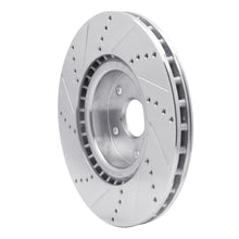 Load image into Gallery viewer, R1 05-20 Subaru WRX Front Right Drilled &amp; Slotted Silver Brake Rotor