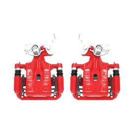 Power Stop 06-12 Ford Fusion Rear Red Calipers w/Brackets - Pair