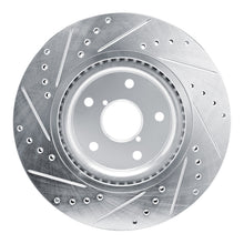 Load image into Gallery viewer, R1 2020-2025 Subaru Impreza Front Right Drilled &amp; Slotted Silver Brake Rotor