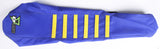 Seat Cover Blue/Yellow W/Ribs