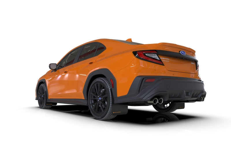 Rally Armor 22-25 Subaru WRX Black UR Mud Flap w/Orange Logo