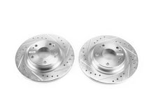 Load image into Gallery viewer, Power Stop 17-18 Honda Civic Si Rear Evolution Drilled &amp; Slotted Rotors - Pair