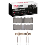 DFC 03-20 Subaru BRZ Front 5000 Advanced Low Metallic Brake Pads and Hardware Kit