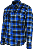 Speed and Strength Black 9 2.0 Moto Shirt Blue/Black - Small