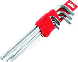 BikeMaster 9-pc Ball End Long Wrench Set - Metric