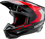 Honda S-M5 Helmet Black/Red Glossy Xl