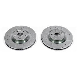Power Stop 16-17 Lexus GS200t Front Evolution Drilled & Slotted Rotors - Pair