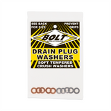 Crush Washers 6x11mm 10/Pk 5 Aluminum & 5 Copper
