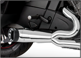 2-1 Turnout Slash Cut Chrome W/Blk Tip `20-Up Challenger