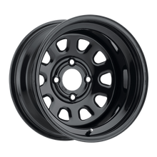 Load image into Gallery viewer, ITP Delta Steel 14x7 / 4x110 BP / 5+2 Offset Black Wheel