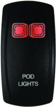 Load image into Gallery viewer, DragonFire Racing Lighted Switch On/Off Red