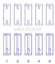 Load image into Gallery viewer, King Mazda B6/B6-T/ZM/B3/B5 Main Bearing Set - Size STD