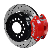 Load image into Gallery viewer, Wilwood D154 P/S P-B Kit Drilled-Red New Big Ford 2.50in Off Staggerd Mount