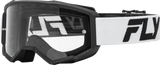 Focus Goggle White/Black W/ Clear Lens