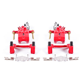 Power Stop 96-01 Infiniti I30 Rear Red Calipers w/Brackets - Pair