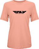 Women'S Fly Origin Corp Tee Peach Md