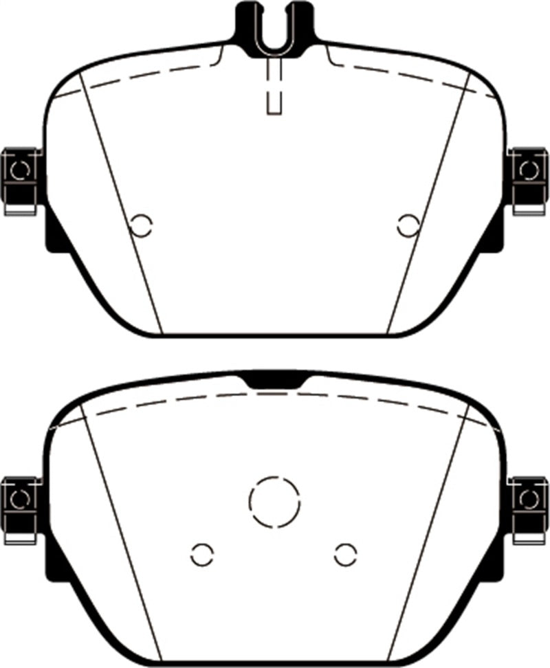 EBC 2019+ Mercedes-Benz CLS53 AMG (C257) 3.0L Turbo Yellowstuff Rear Brake Pads
