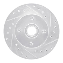 Load image into Gallery viewer, R1 78-93 Ford Granada Front Right Drilled &amp; Slotted Silver Brake Rotor