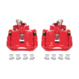 Power Stop 13-17 Ford Explorer Rear Red Calipers w/Brackets - Pair