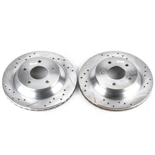 Load image into Gallery viewer, Power Stop 88-95 Chevrolet Corvette Front Evolution Drilled &amp; Slotted Rotors - Pair