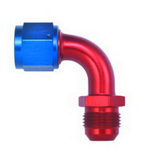 Load image into Gallery viewer, #6 Male to #6 Female 90 Deg Swivel Fitting
