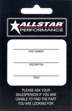 Load image into Gallery viewer, Allstar Hang Tag 100 Pack