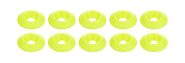 Countersunk Washer Fluorescent Yellow 10pk