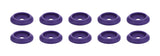 Body Bolt Washer Plastic Purple 10pk